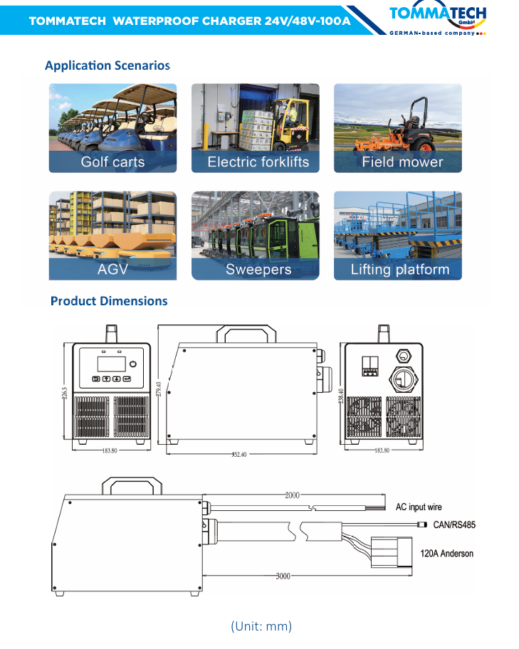 TT BATARYA SARJ UNITESI-MOBIL-48V-100A